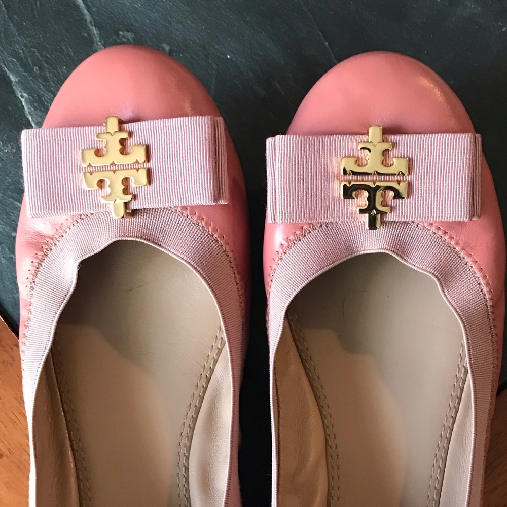 Tory Burch Sedgewick Ballet leather ballet flats Sz 9 M